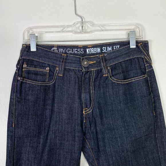 G by Guess Men’s Korbin Slim Fit Dark Wash Jeans Size 30 - Picture 2 of 6